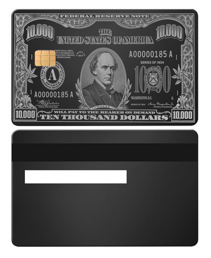 $10,000 Bill Card