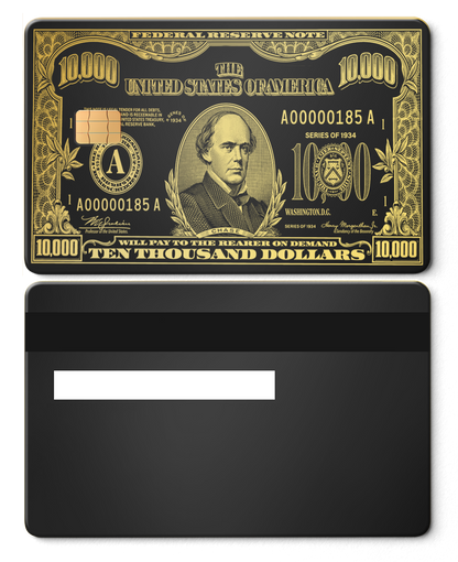 $10,000 Bill Card
