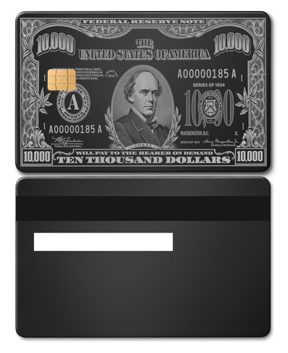 $10,000 Bill Card