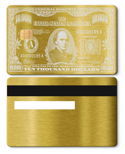 $10,000 Bill Card