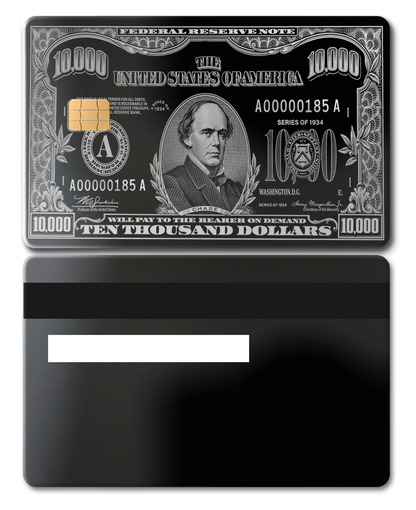 $10,000 Bill Card