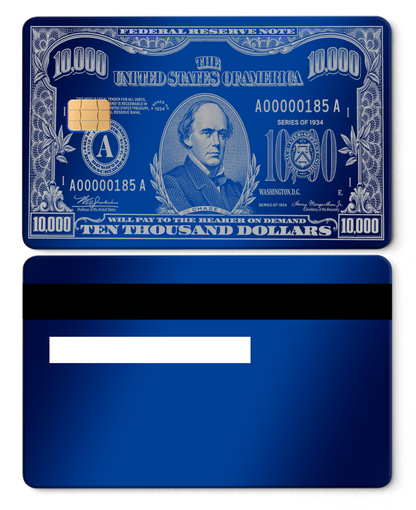 $10,000 Bill Card