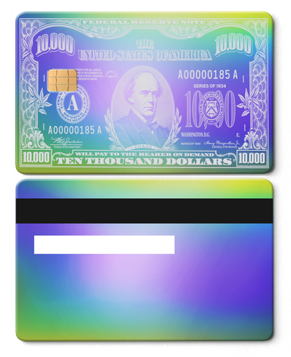 $10,000 Bill Card