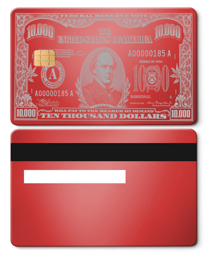 $10,000 Bill Card