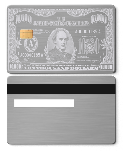 $10,000 Bill Card