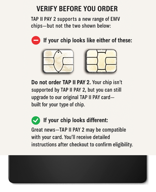 TAP II PAY 2 | Customize Your Own