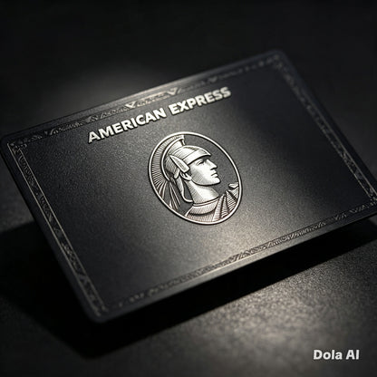 Custom AMEX Metal Card - Centurion Card - Personalized Metal Card - Laser Engraved