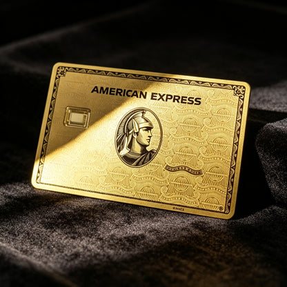 Custom AMEX Metal Card - Centurion Card - Personalized Metal Card - Laser Engraved