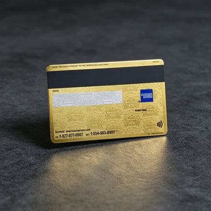 Custom AMEX Metal Card - Centurion Card - Personalized Metal Card - Laser Engraved