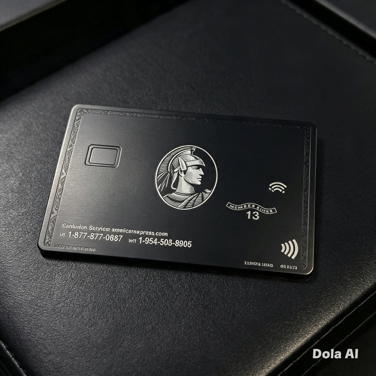 Custom AMEX Metal Card - Centurion Card - Personalized Metal Card - Laser Engraved