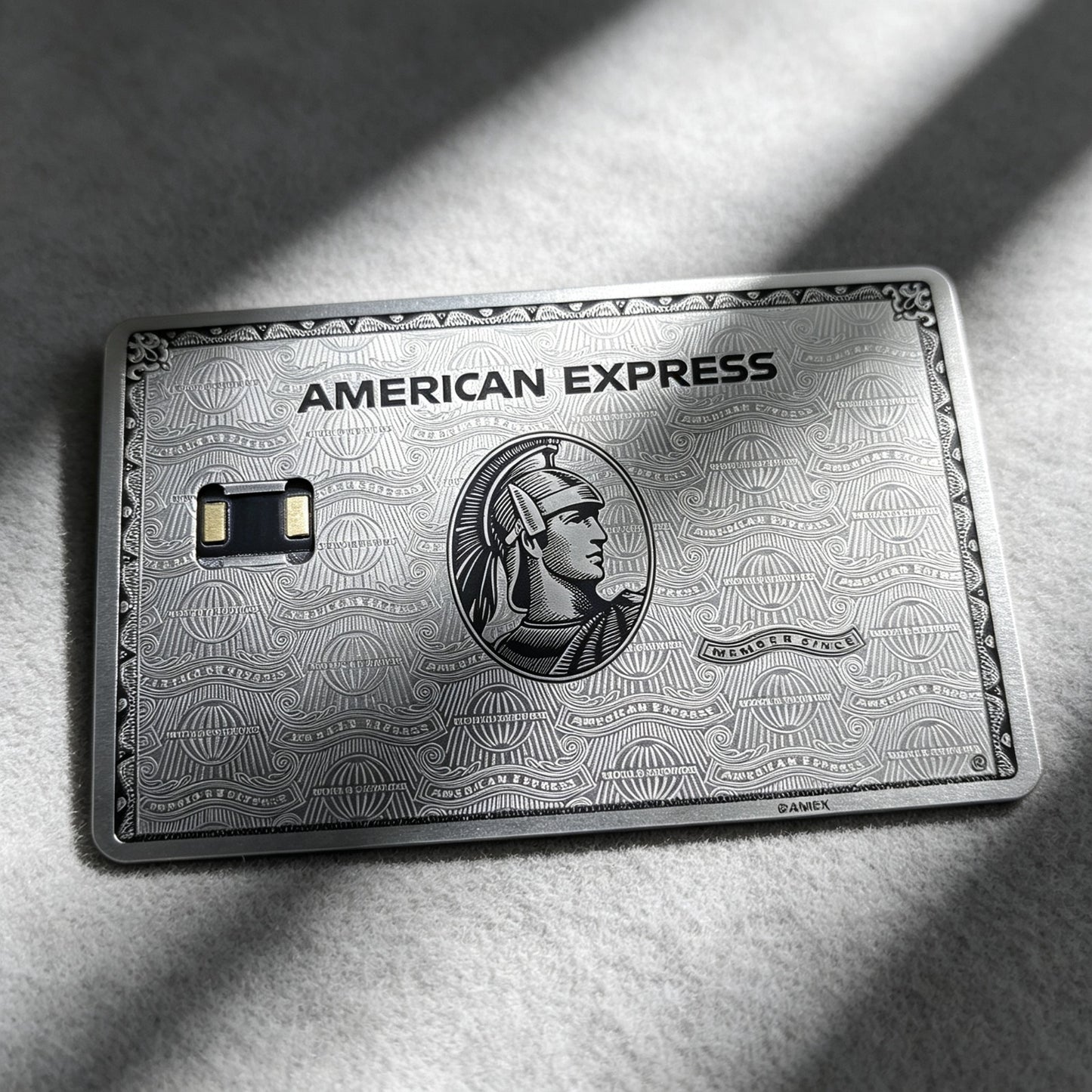 Custom AMEX Metal Card - Centurion Card - Personalized Metal Card - Laser Engraved