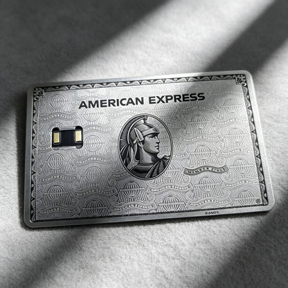Custom AMEX Metal Card - Centurion Card - Personalized Metal Card - Laser Engraved