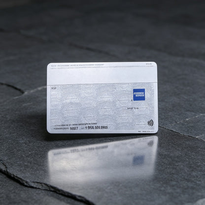 Custom AMEX Metal Card - Centurion Card - Personalized Metal Card - Laser Engraved