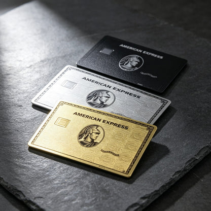 Custom AMEX Metal Card - Centurion Card - Personalized Metal Card - Laser Engraved