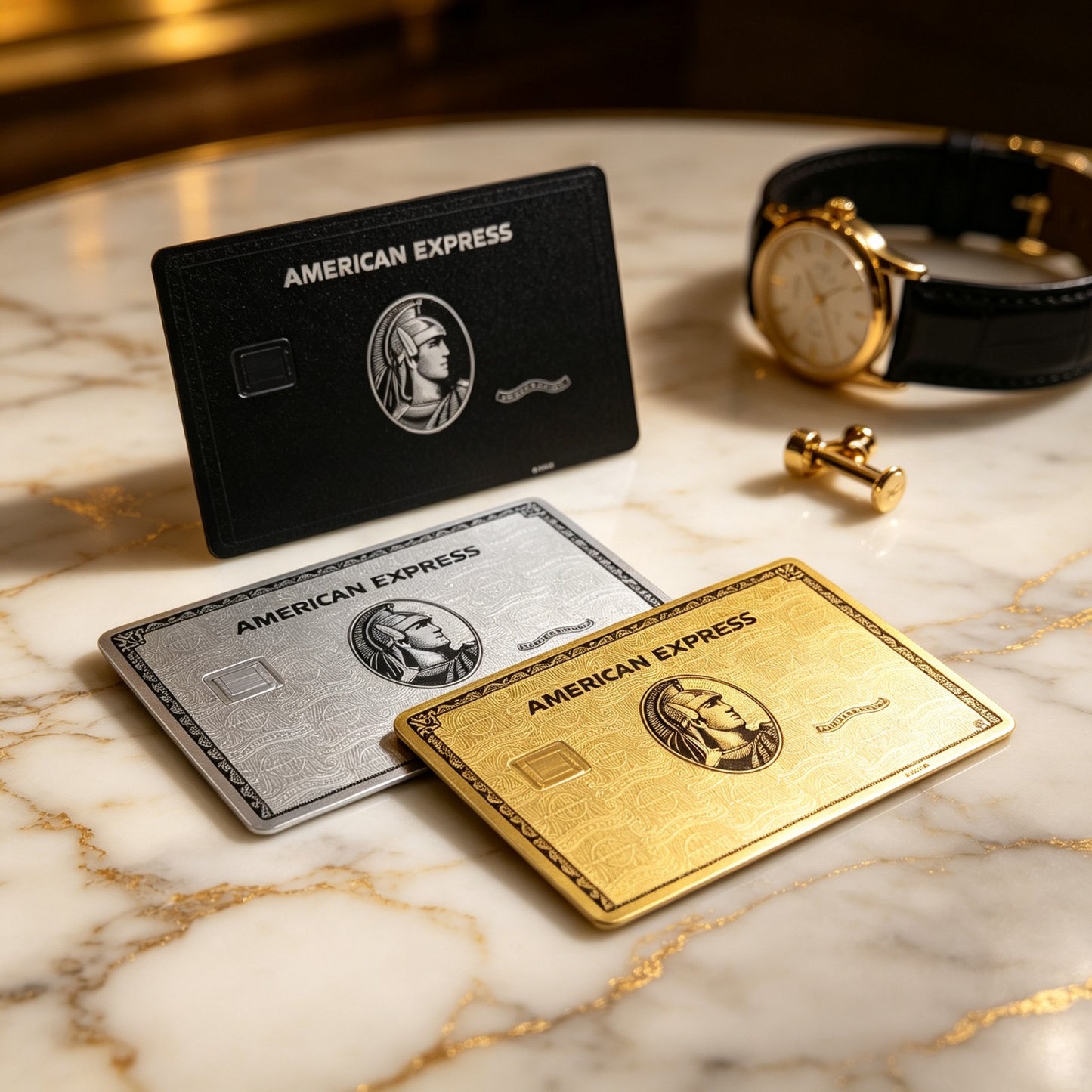 Custom AMEX Metal Card - Centurion Card - Personalized Metal Card - Laser Engraved
