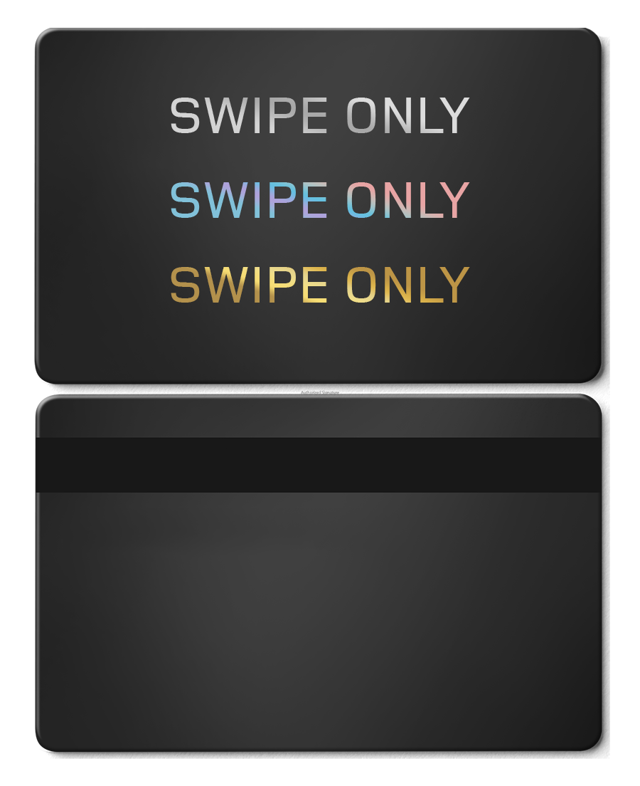 Metal (swipe-only) card