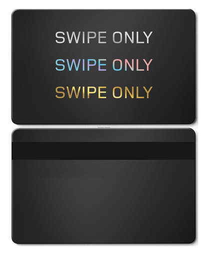 Metal (swipe-only) card