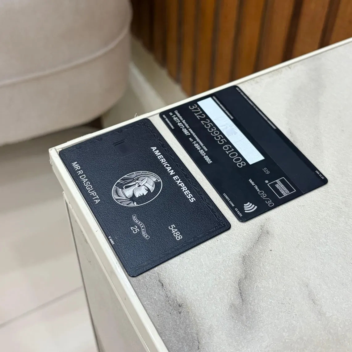 American Express Centurion Card - Carta Nera - Carte associative - 2026/27 - AMEX - Fatta a mano