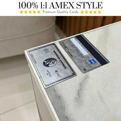 The American Express Platinum Card - Silver AMEX Card - Membership cards - 2026/27 - Handmade