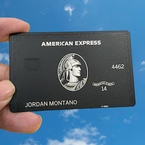 AMEX - American Express Black Card - Centurion Card - Carta in metallo personalizzata - Incisa al laser - Fatta a mano - Regalo originale - Carta da portafoglio