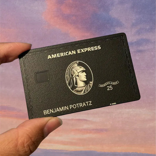 Black Card - La carta American Express Centurion - Carte associative - 2026/27 - AMEX - Fatto a mano