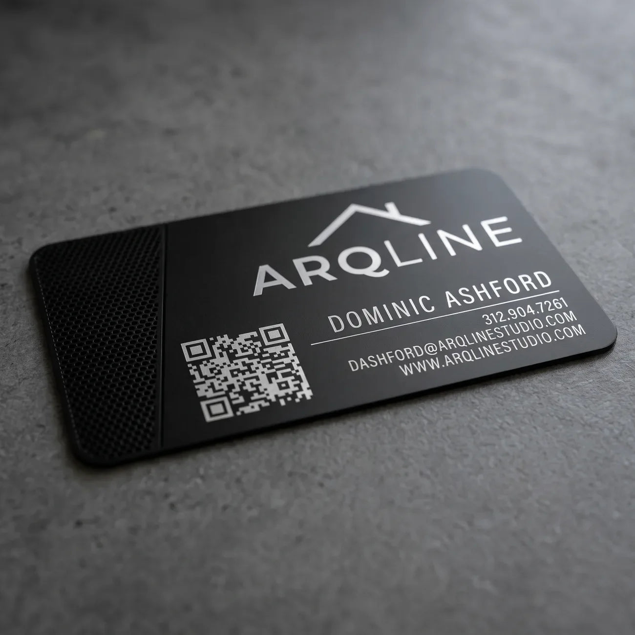 Black Business Card Studio