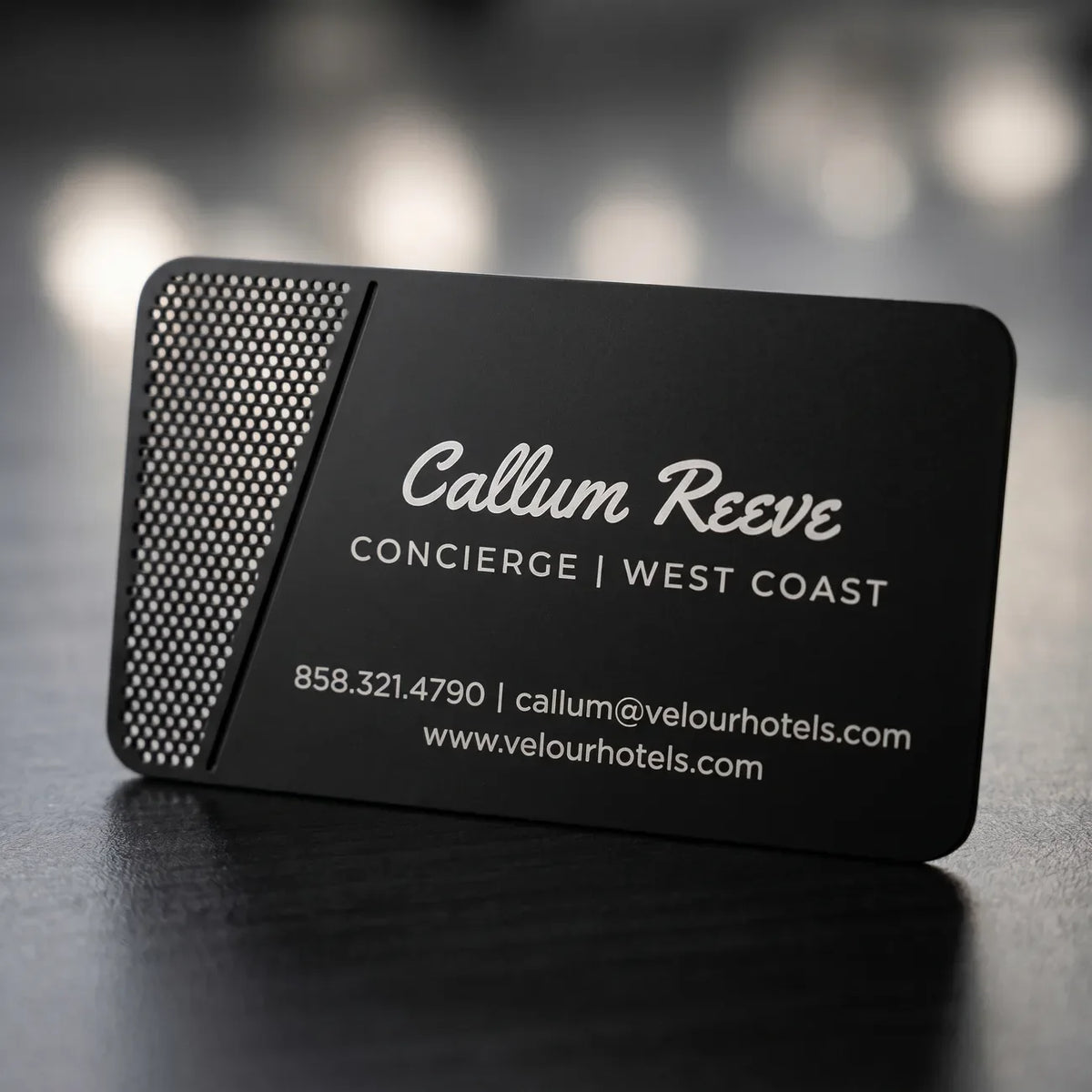 Black Business Card Studio