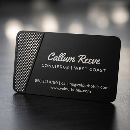 Black Business Card Studio