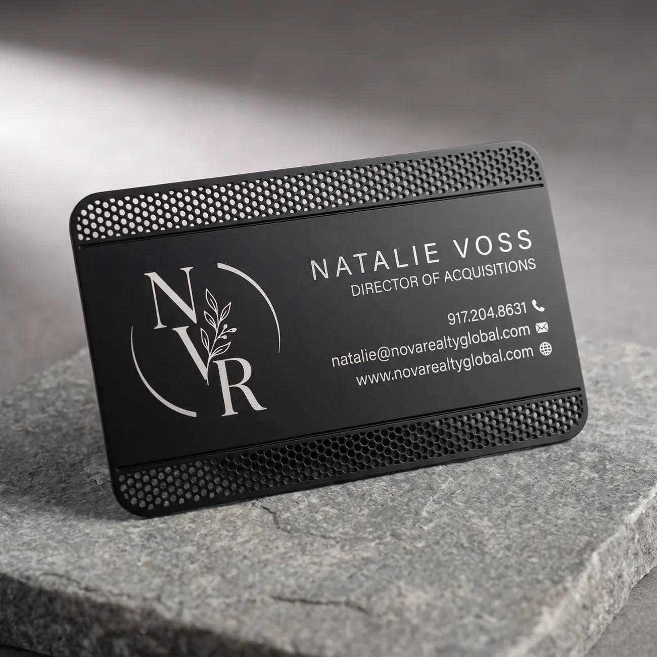 Black Business Card Studio