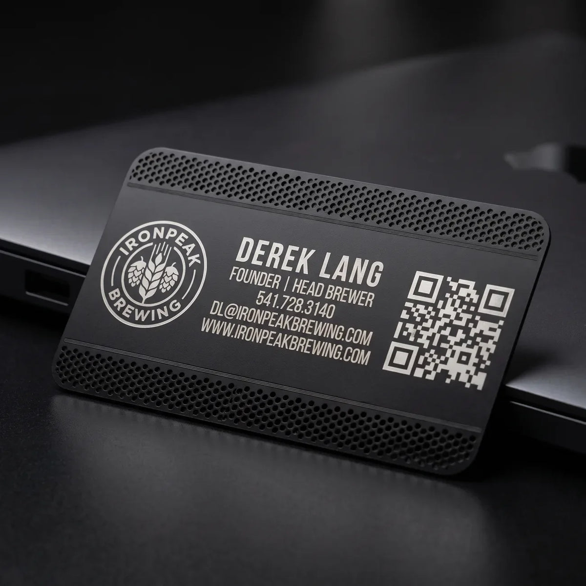 Matte Black Business Card