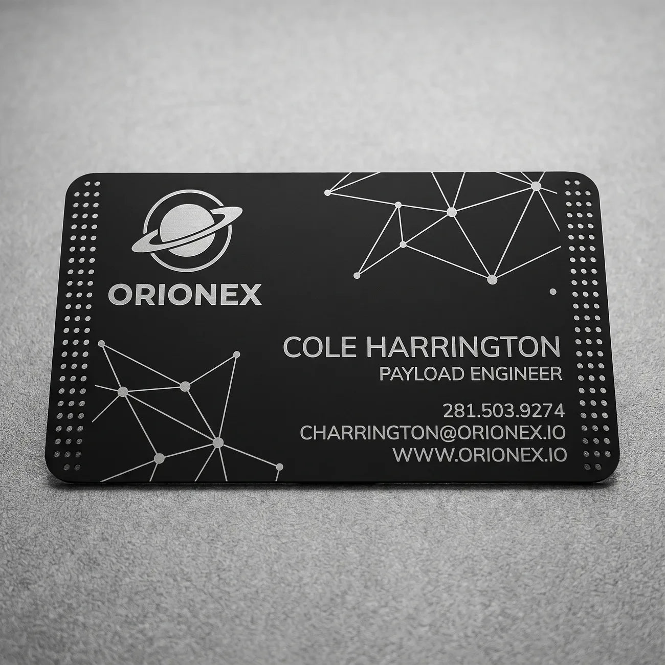 Black Business Card Studio