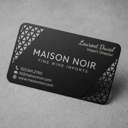Black Business Card Studio
