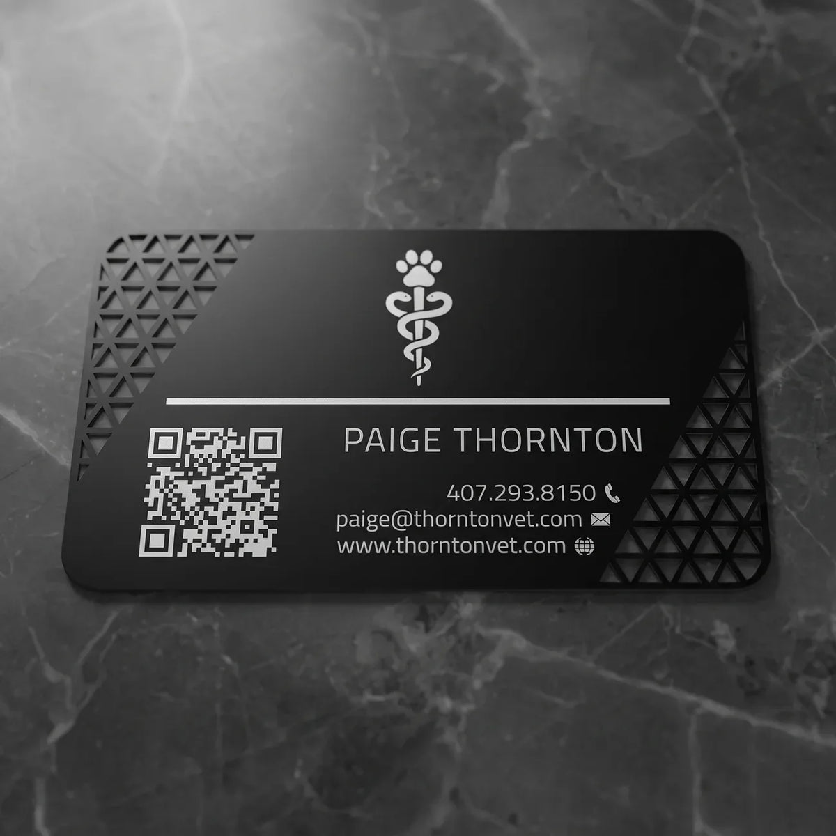 Black Business Card Studio