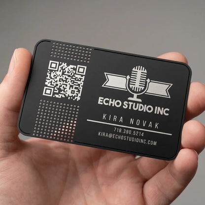 Black Business Card Studio