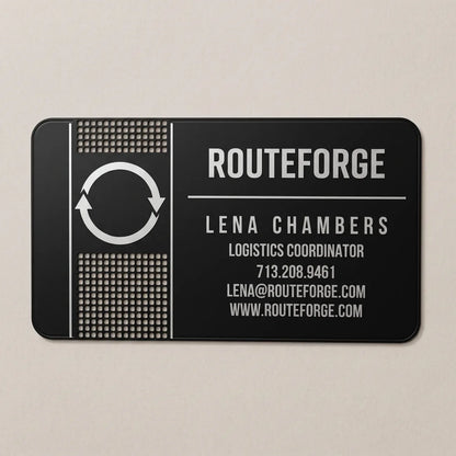 Black Business Card Studio