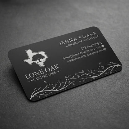 Black Business Card Studio