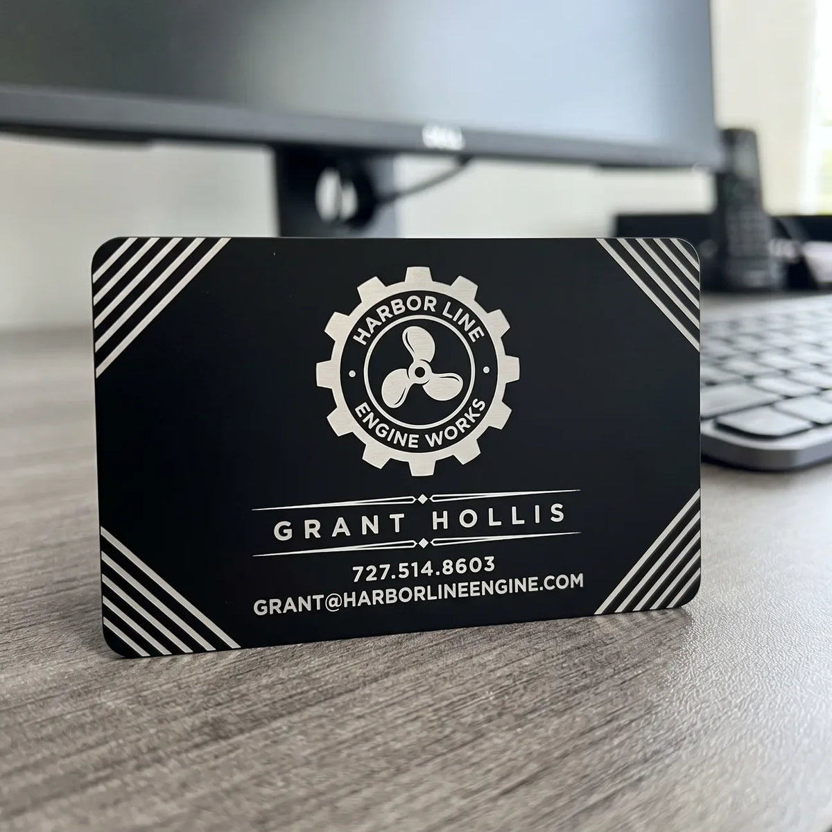 Black Business Card Studio