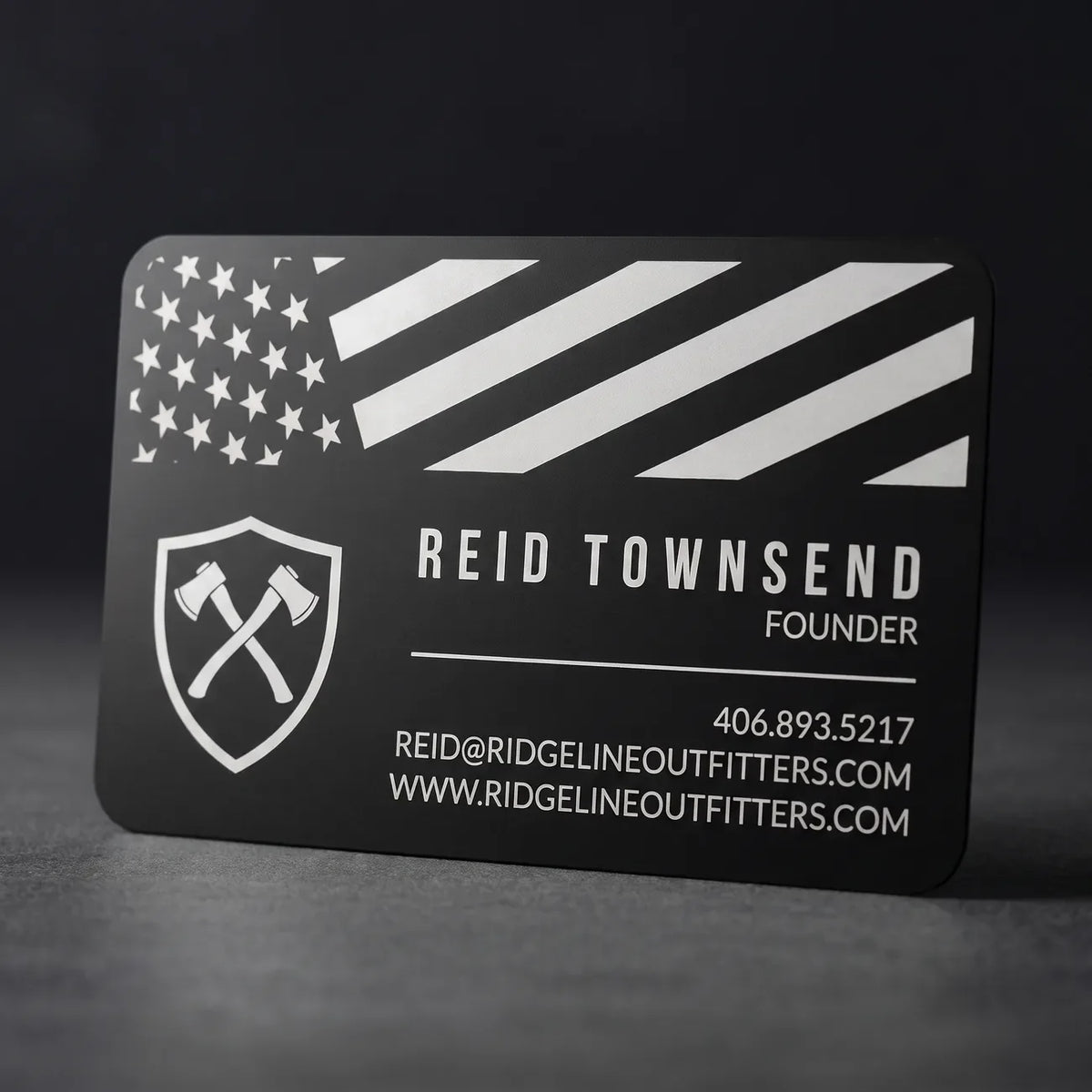 Black Business Card Studio