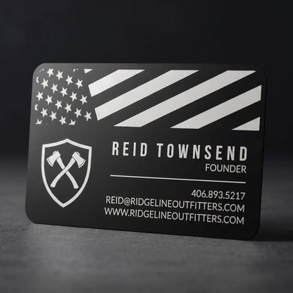 Black Business Card Studio