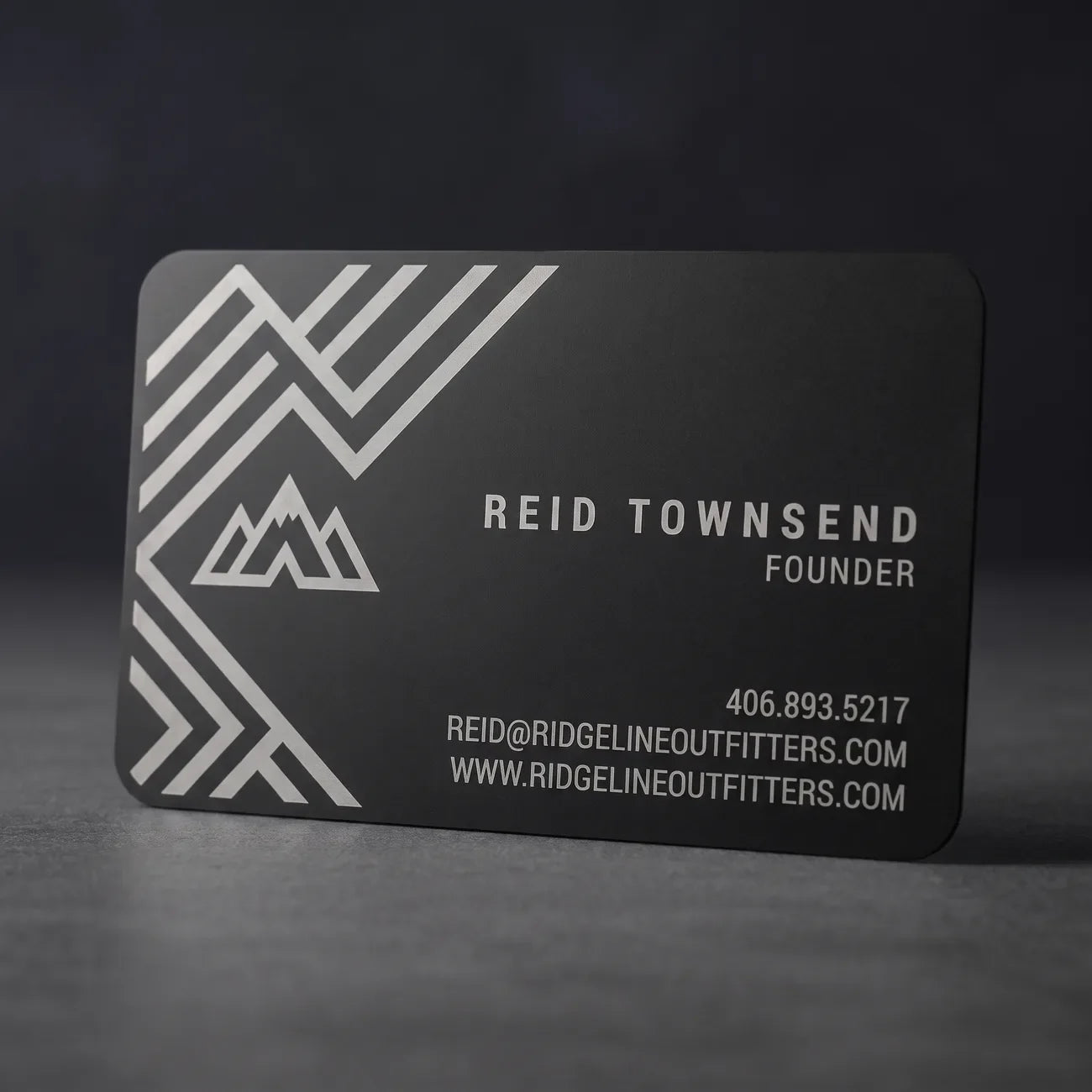 Black Business Card Studio