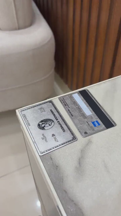 The American Express Platinum Card - Silver AMEX Card - Membership cards - 2026/27 - Handmade