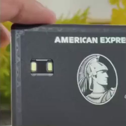 NFC - Replica American Express Black Card - Tap to Pay - Centurion Card - Carta in metallo personalizzata - Incisa al laser - Regalo artigianale innovativo
